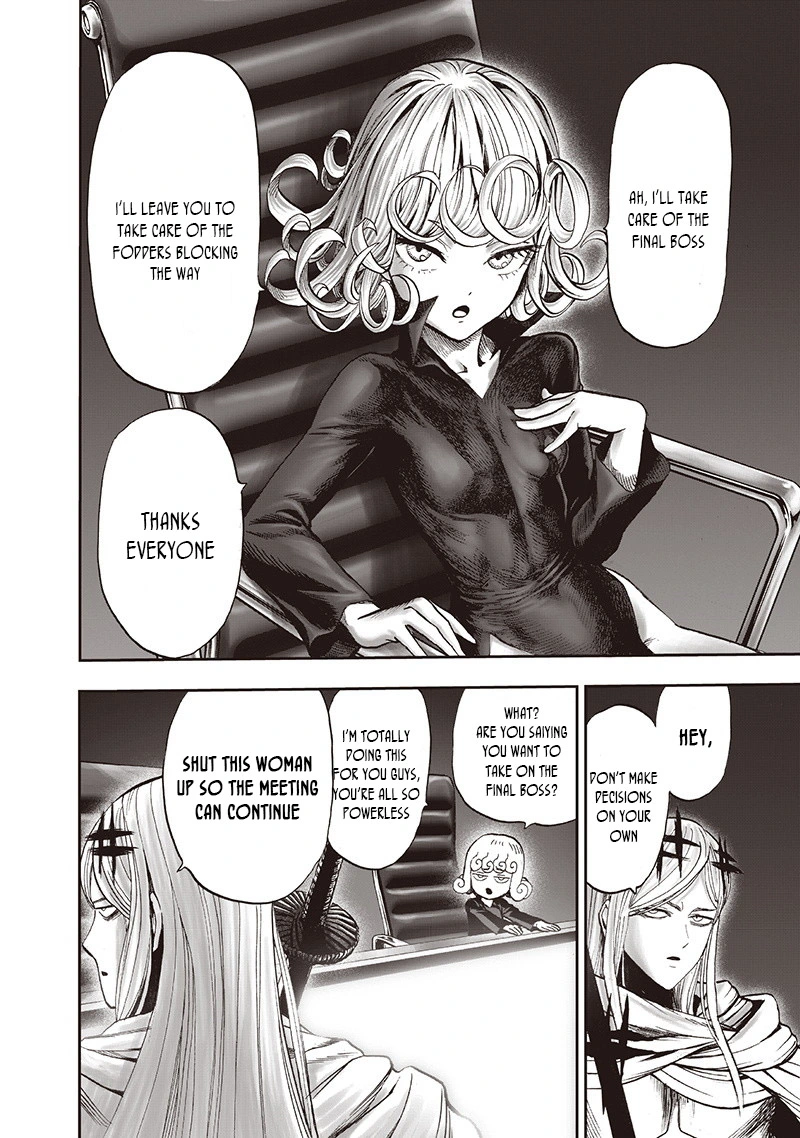 One Punch Man Manga Chapter 93 page 10 - Let's Go! scene