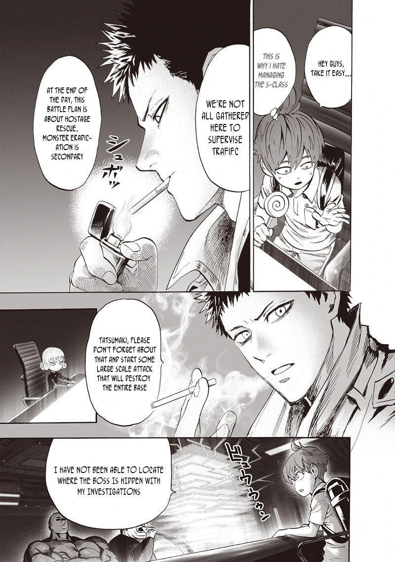 One Punch Man Manga Chapter 93 page 11 - Let's Go! scene