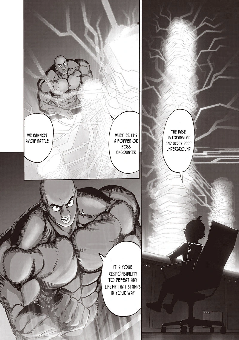 One Punch Man Manga Chapter 93 page 12 - Let's Go! scene
