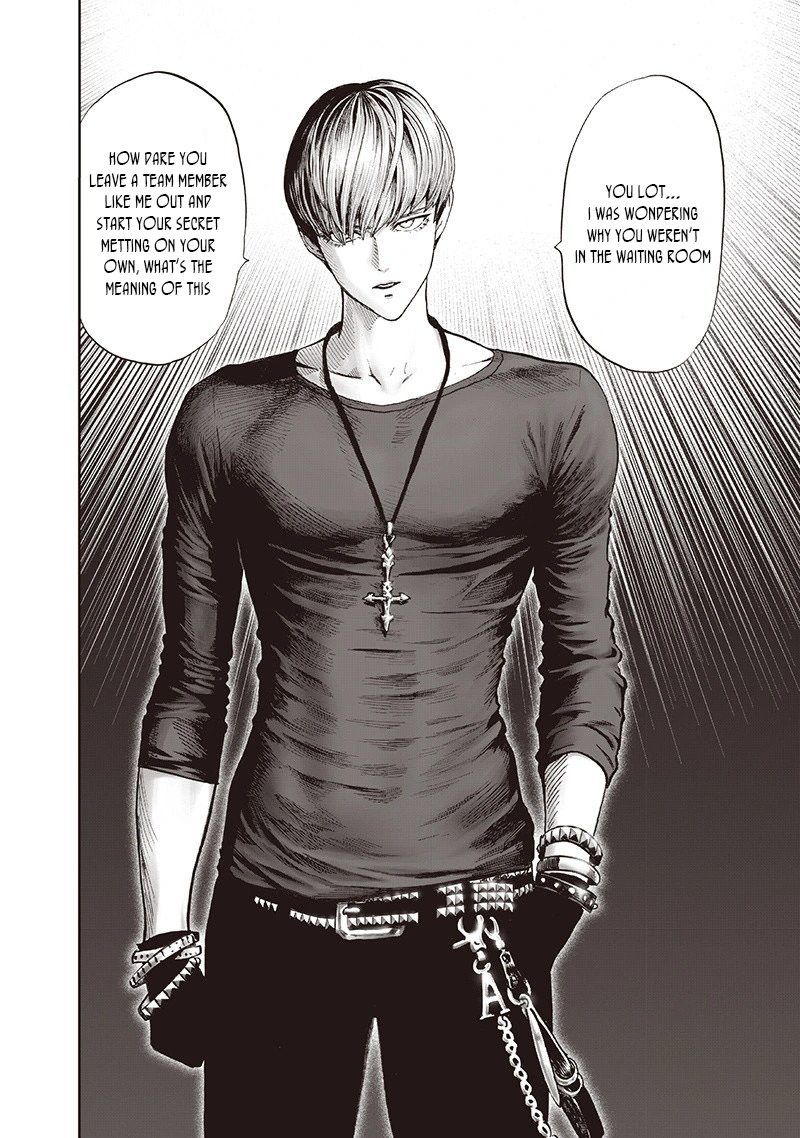 One Punch Man Manga Chapter 93 page 14 - Let's Go! scene