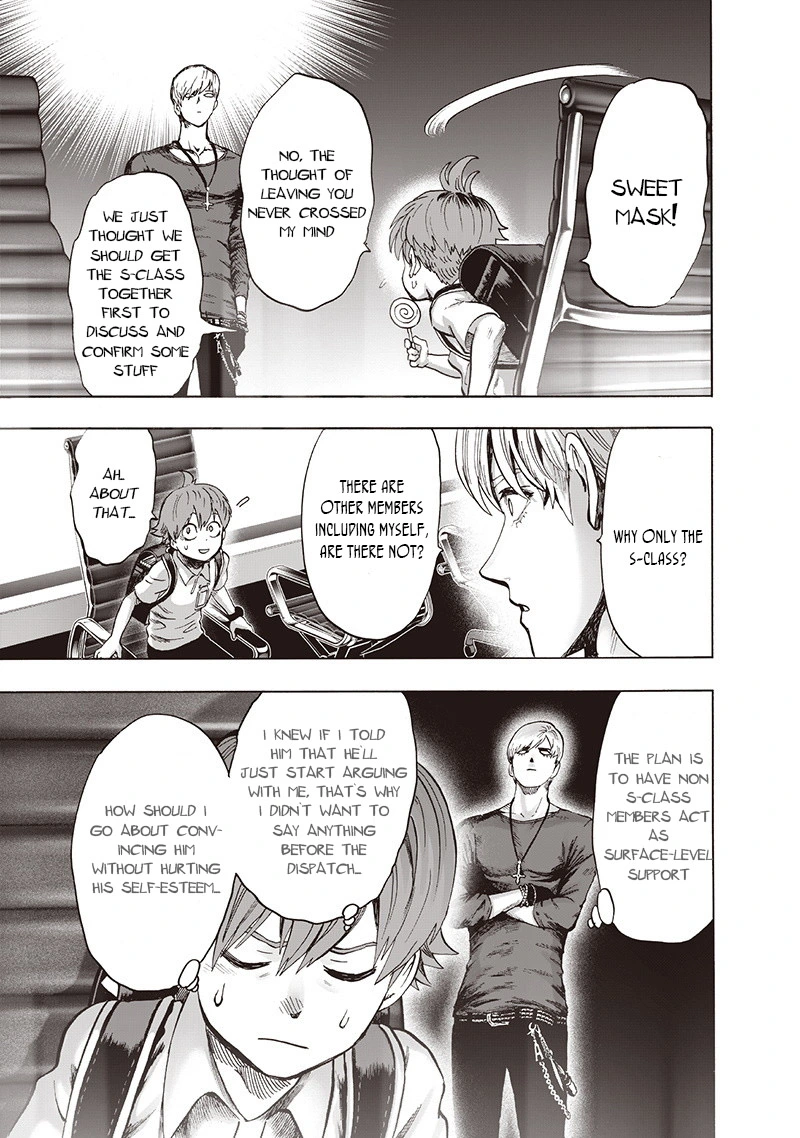 One Punch Man Manga Chapter 93 page 15 - Let's Go! scene