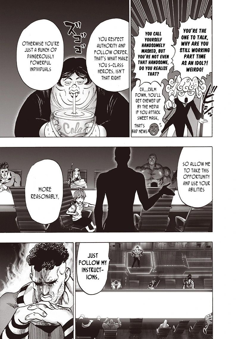 One Punch Man Manga Chapter 93 page 22 - Let's Go! scene