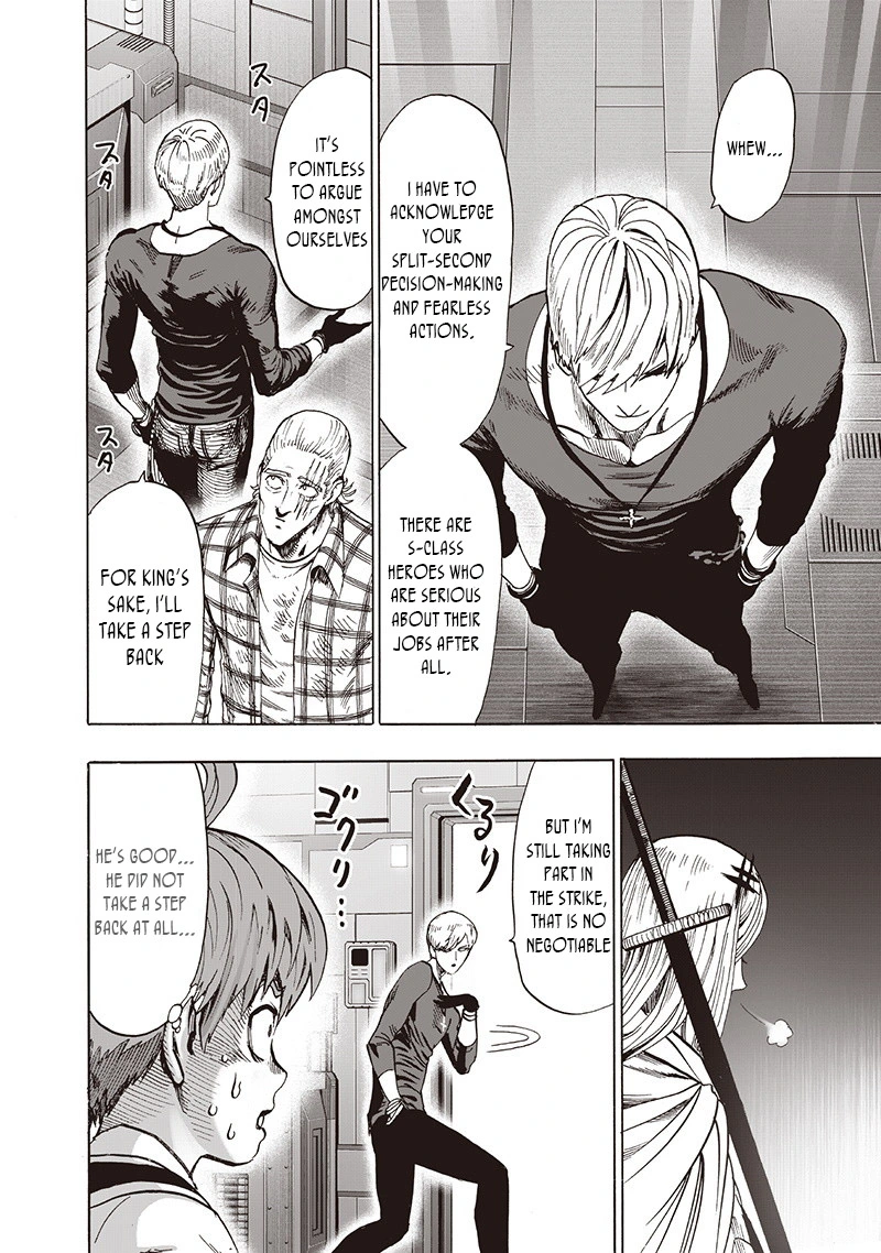 One Punch Man Manga Chapter 93 page 30 - Let's Go! scene