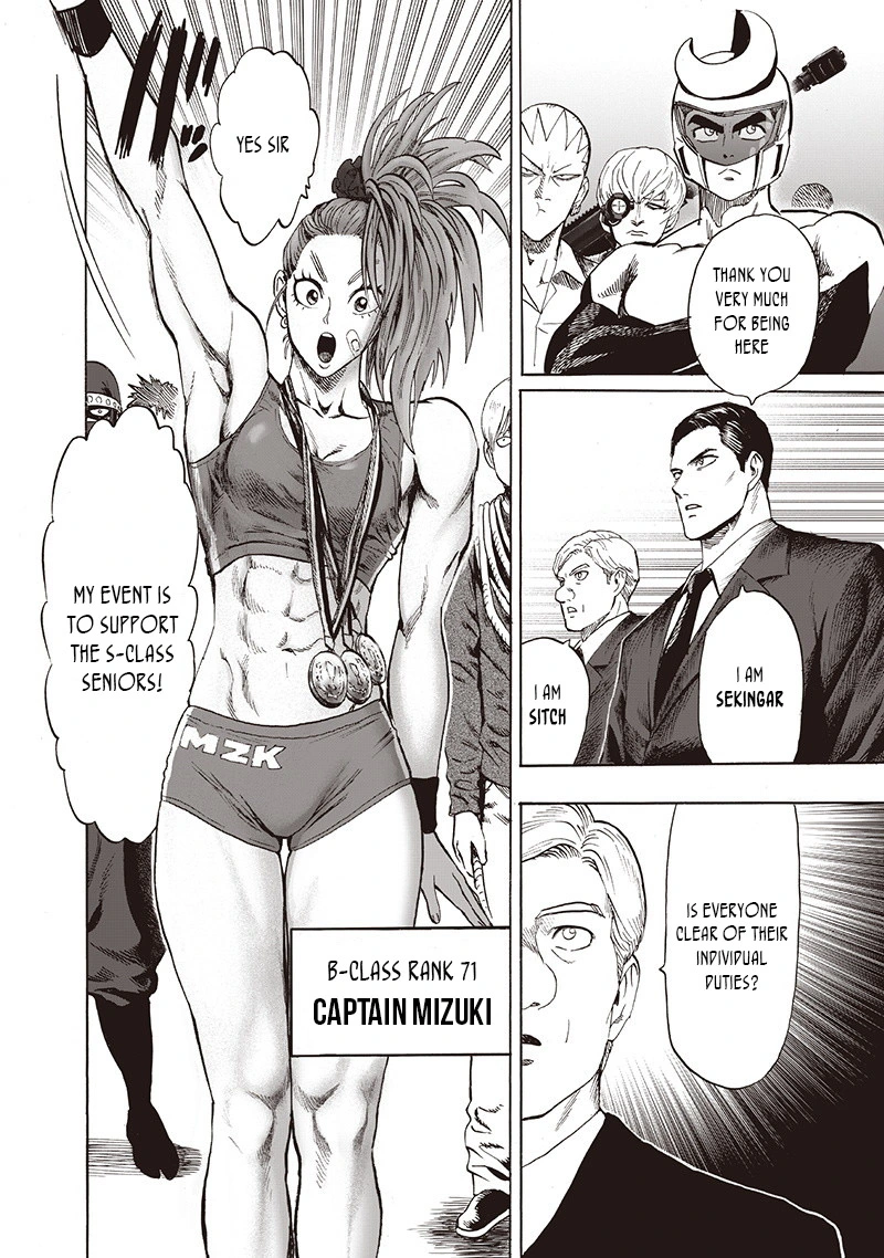 One Punch Man Manga Chapter 93 page 36 - Let's Go! scene