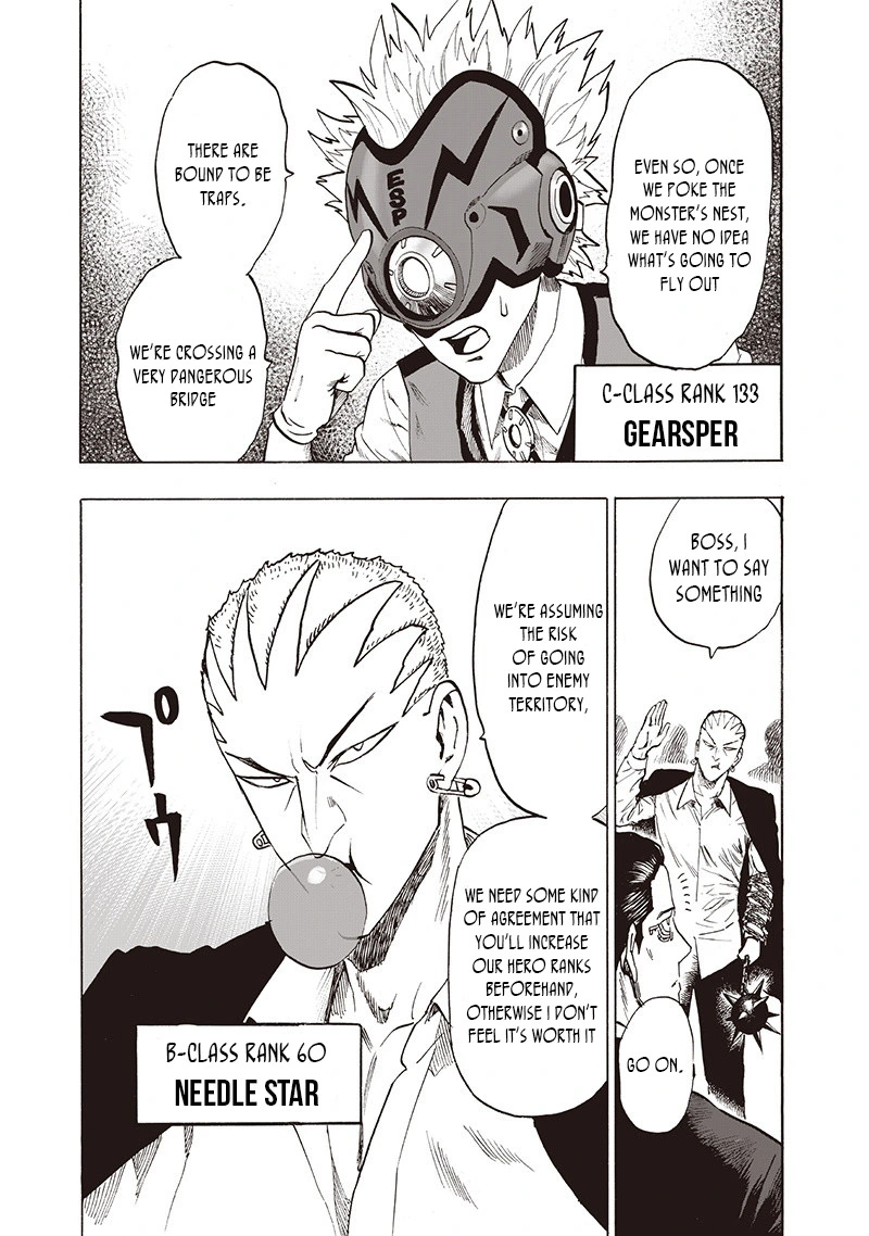 One Punch Man Manga Chapter 93 page 39 - Let's Go! scene