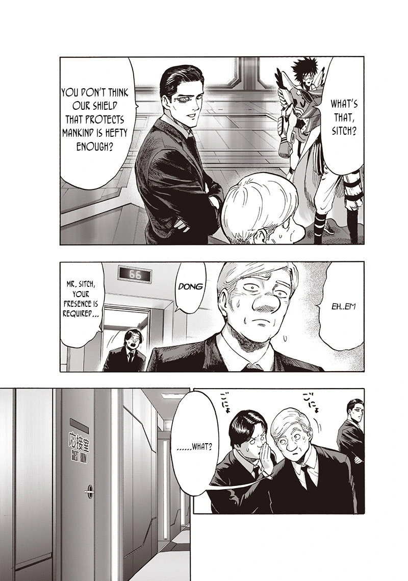 One Punch Man Manga Chapter 93 page 41 - Let's Go! scene