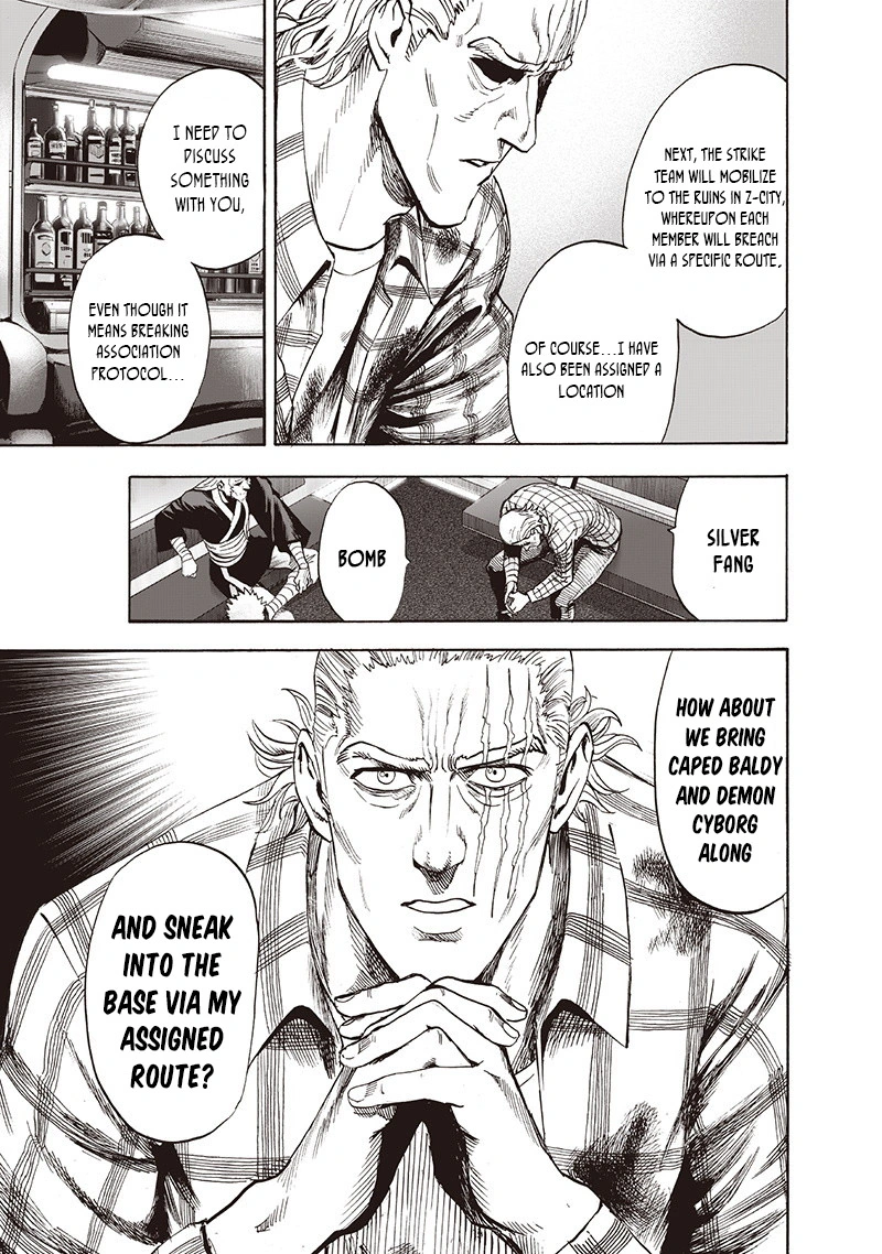 One Punch Man Manga Chapter 93 page 49 - Let's Go! scene