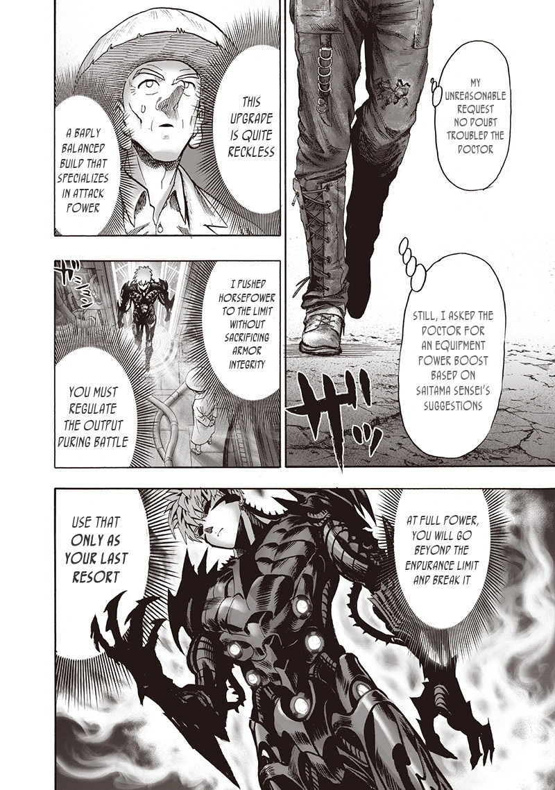 One Punch Man Manga Chapter 93 page 57 - Let's Go! scene