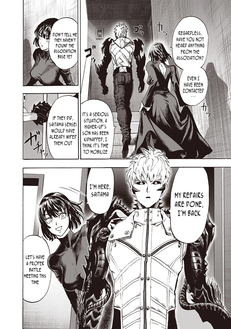 One Punch Man Manga Chapter 93 page 61 - Let's Go! scene