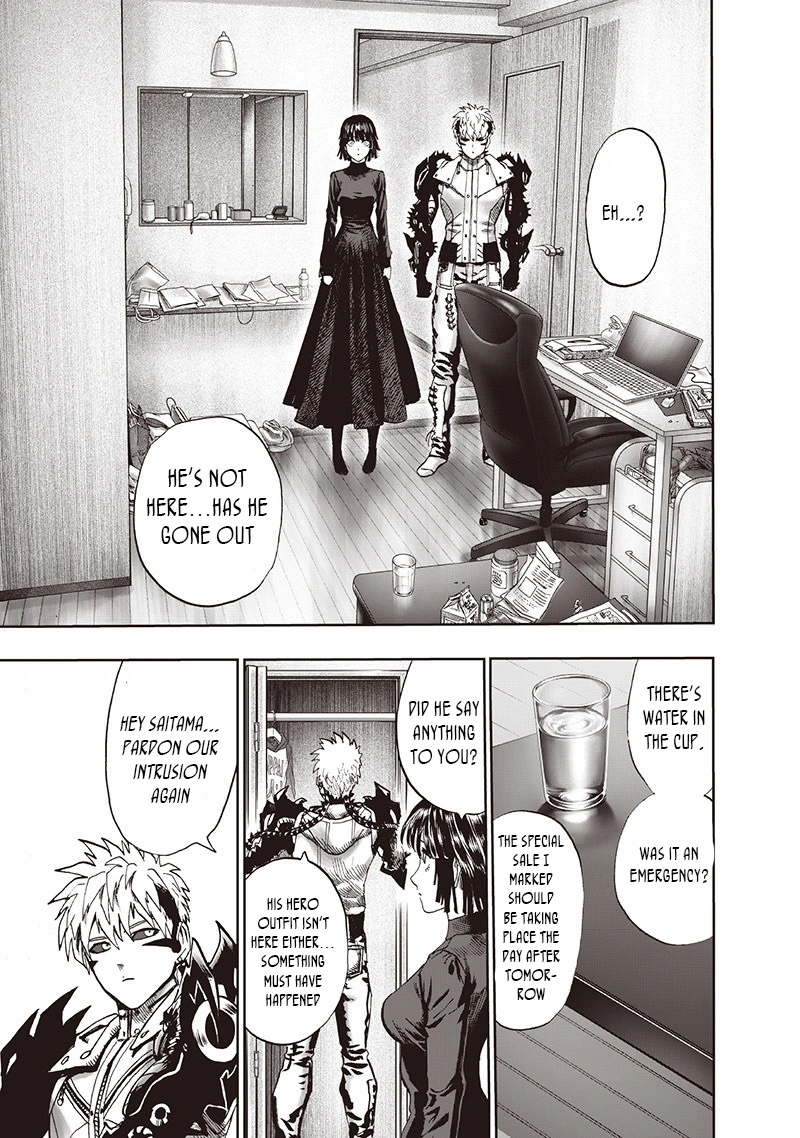 One Punch Man Manga Chapter 93 page 62 - Let's Go! scene