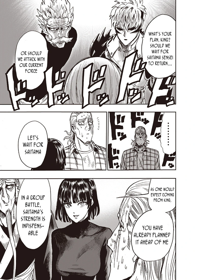 One Punch Man Manga Chapter 93 page 66 - Let's Go! scene