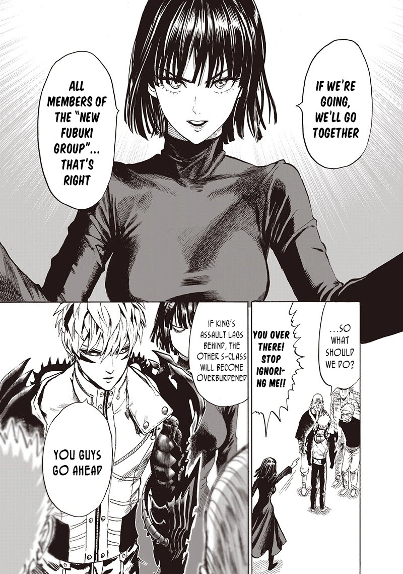 One Punch Man Manga Chapter 93 page 67 - Let's Go! scene