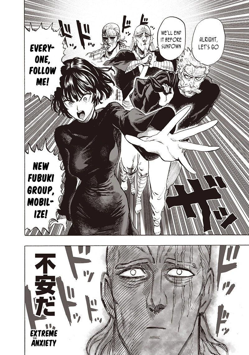 One Punch Man Manga Chapter 93 page 69 - Let's Go! scene