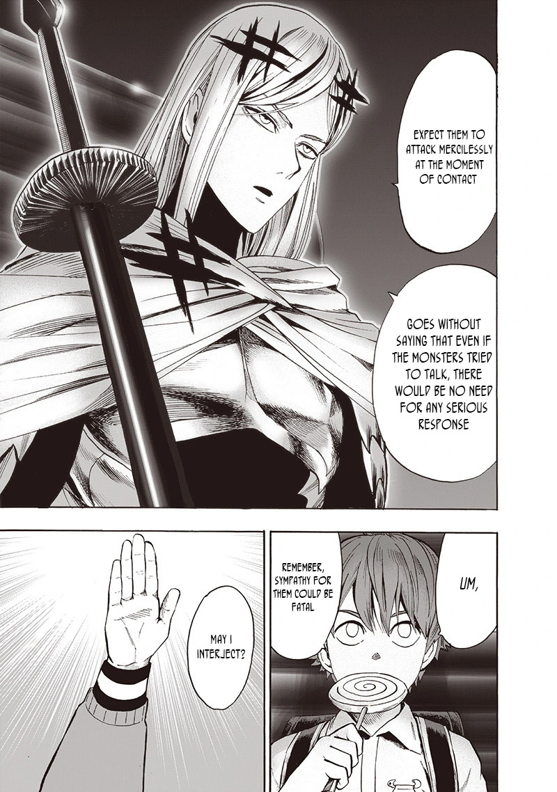 One Punch Man Manga Chapter 93 page 7 - Let's Go! scene