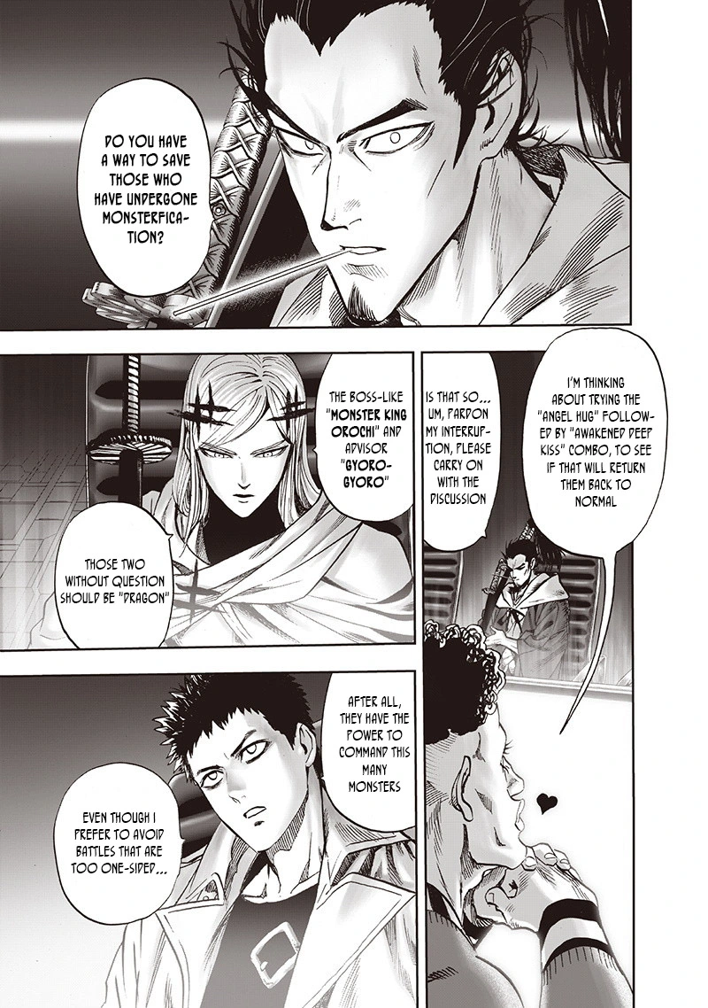 One Punch Man Manga Chapter 93 page 9 - Let's Go! scene