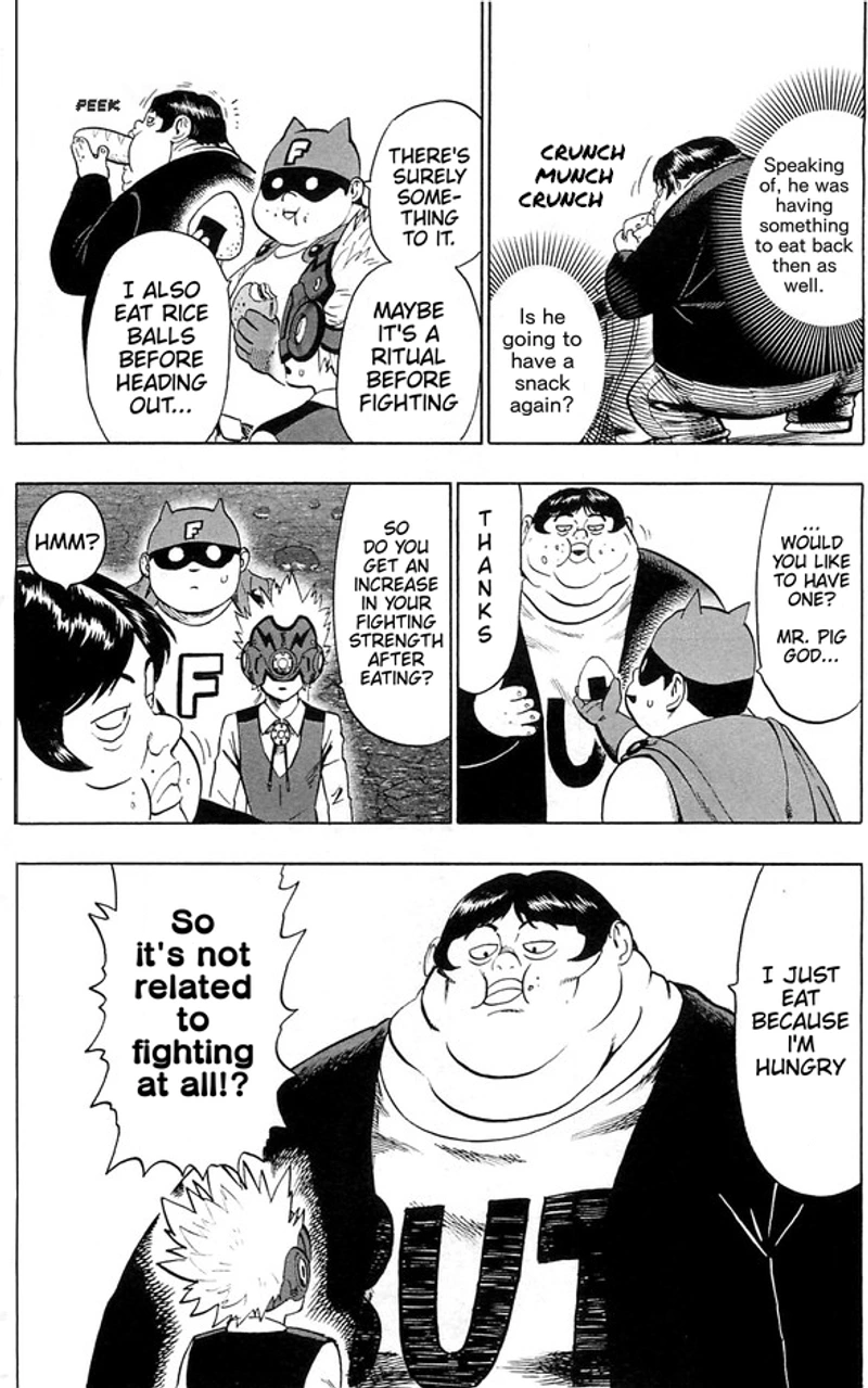 One Punch Man Manga Chapter 94.5 page 8 - Owned Items | Volume 20 Extras scene