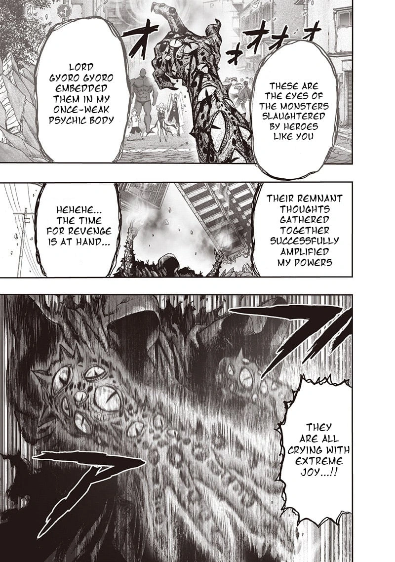 One Punch Man Manga Chapter 94 page 20 - I See scene