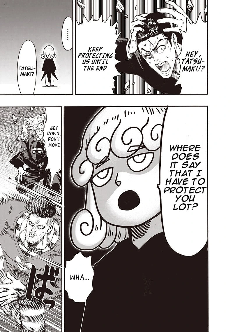 One Punch Man Manga Chapter 94 page 25 - I See scene