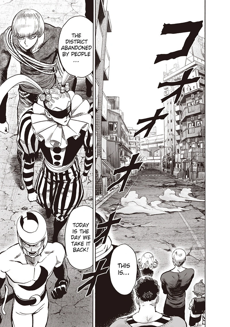 One Punch Man Manga Chapter 94 page 3 - I See scene