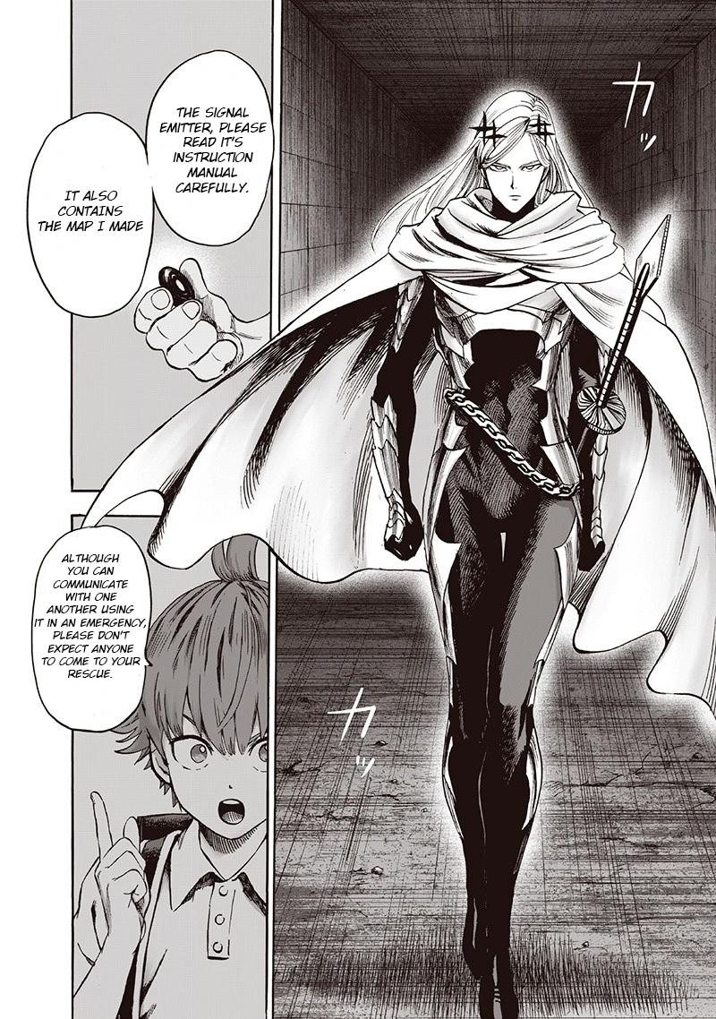One Punch Man Manga Chapter 95 page 15 - Speedster scene