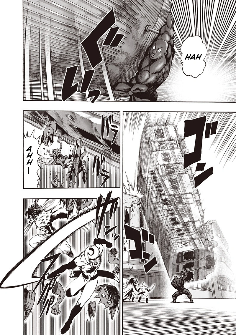 One Punch Man Manga Chapter 95 page 2 - Speedster scene