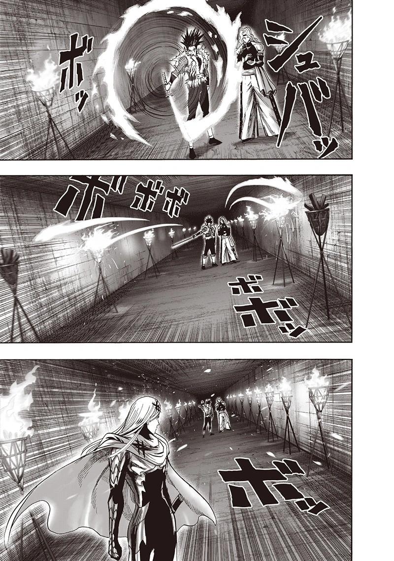 One Punch Man Manga Chapter 95 page 20 - Speedster scene