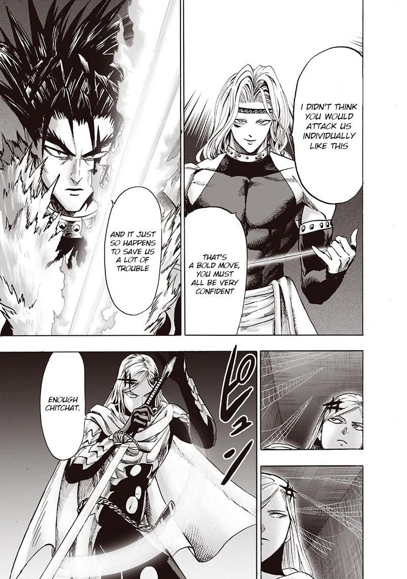 One Punch Man Manga Chapter 95 page 30 - Speedster scene