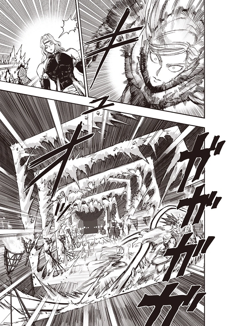 One Punch Man Manga Chapter 95 page 32 - Speedster scene