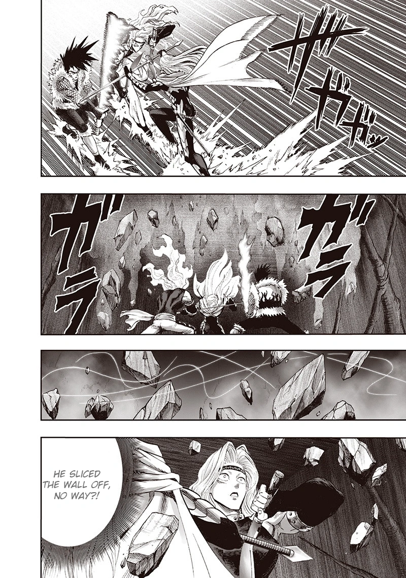One Punch Man Manga Chapter 95 page 33 - Speedster scene