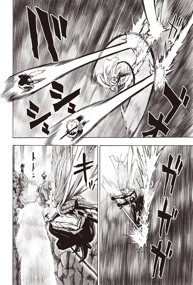 One Punch Man Manga Chapter 95 page 38 - Speedster scene
