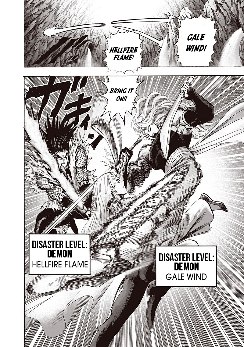 One Punch Man Manga Chapter 95 page 40 - Speedster scene