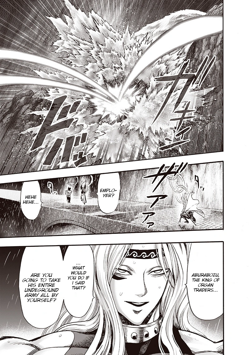 One Punch Man Manga Chapter 95 page 43 - Speedster scene