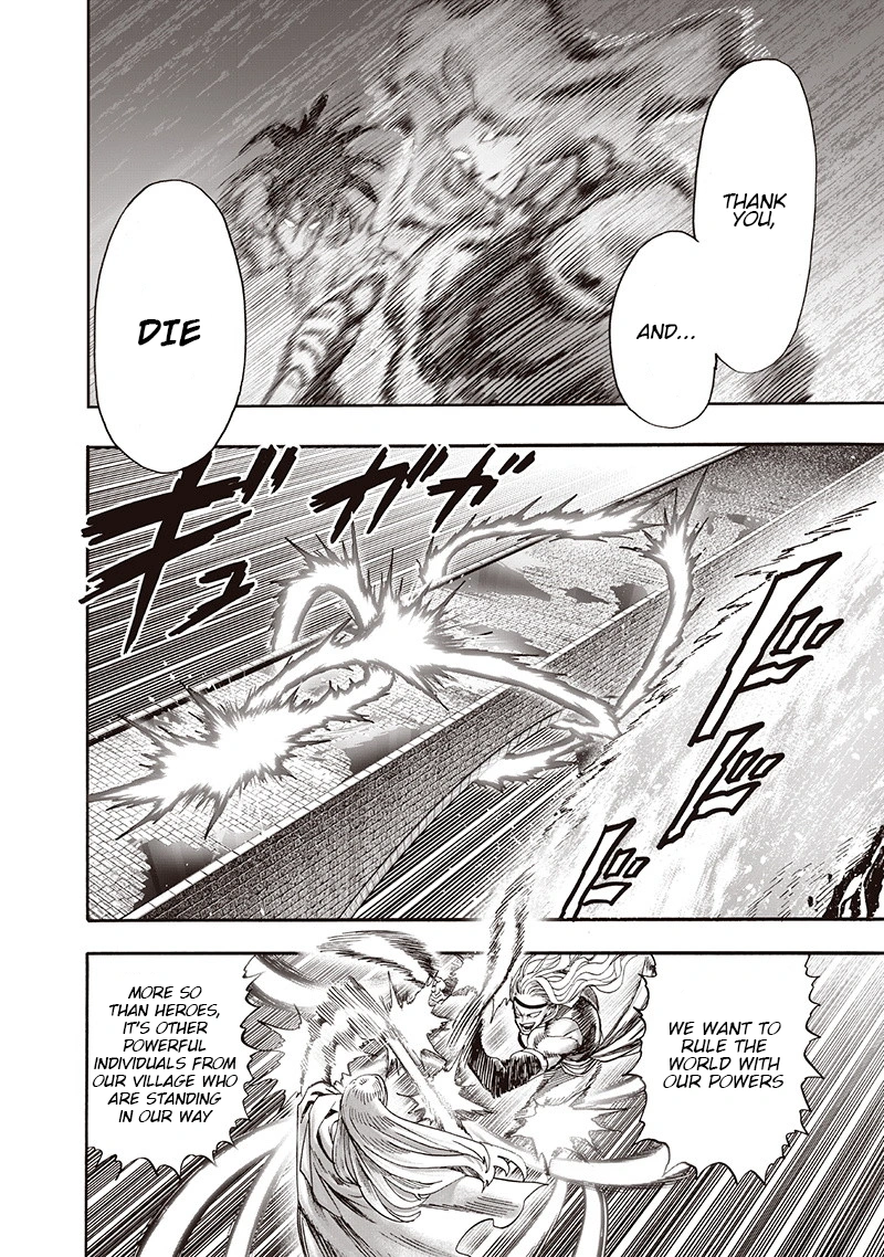 One Punch Man Manga Chapter 95 page 46 - Speedster scene