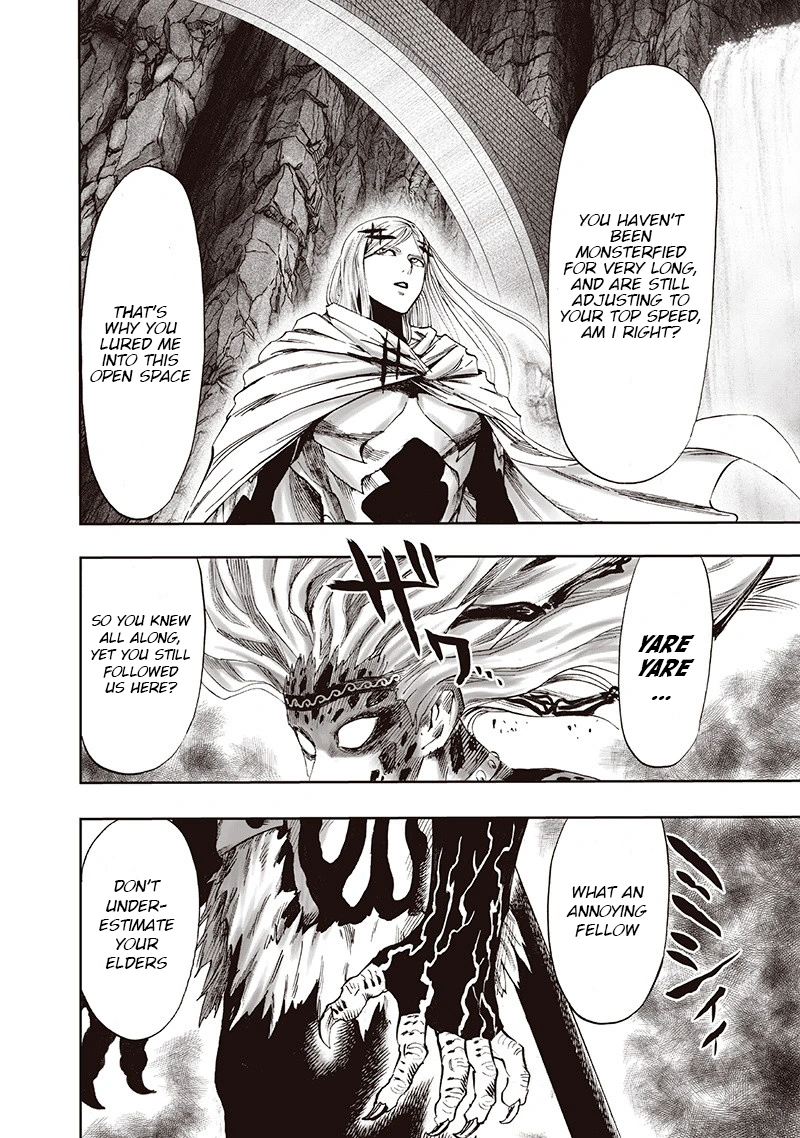 One Punch Man Manga Chapter 95 page 50 - Speedster scene