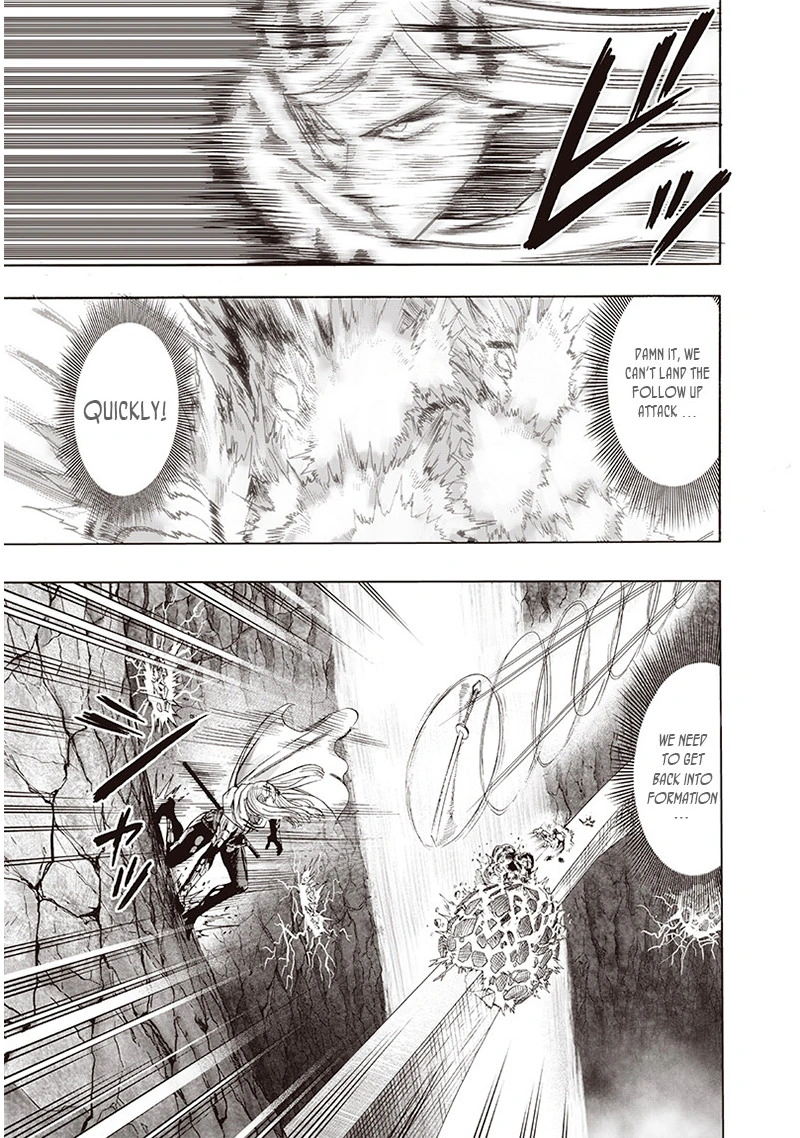 One Punch Man Manga Chapter 96 page 25 - The Time is Now scene