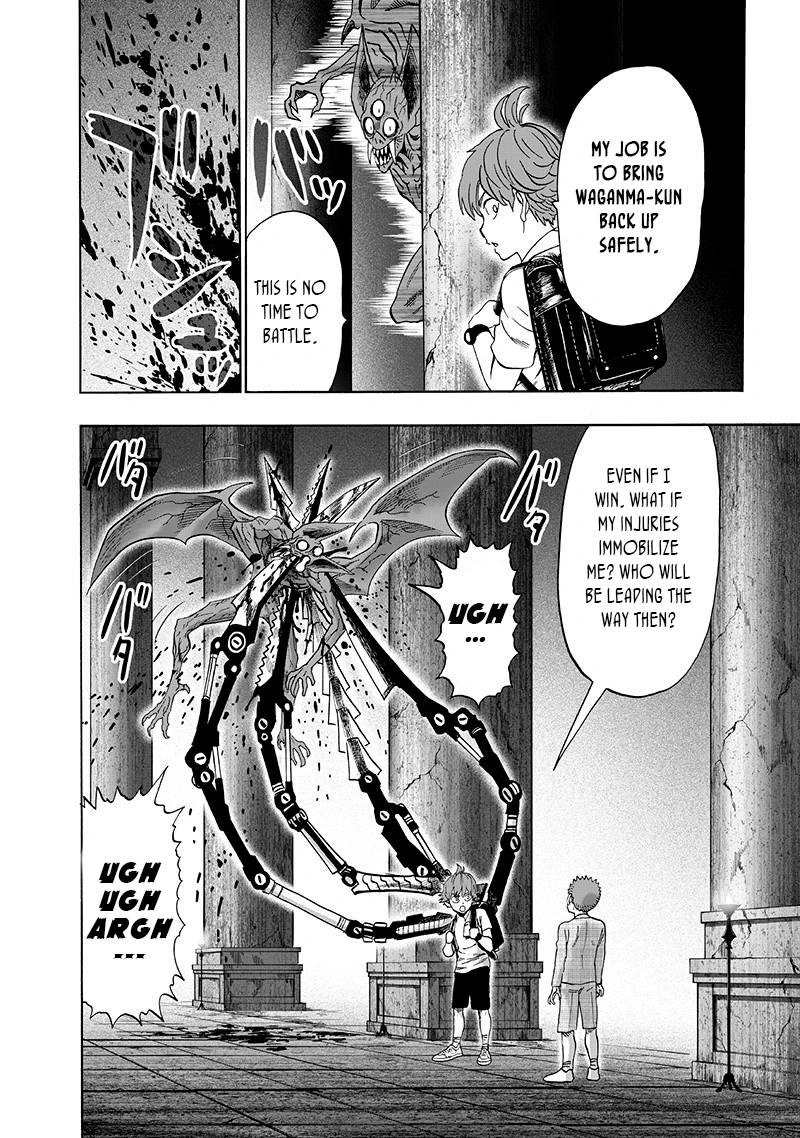 One Punch Man Manga Chapter 98 page 12 - Tears of Regret scene