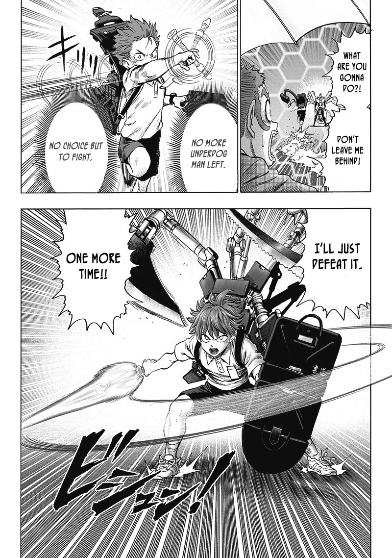 One Punch Man Manga Chapter 98 page 24 - Tears of Regret scene