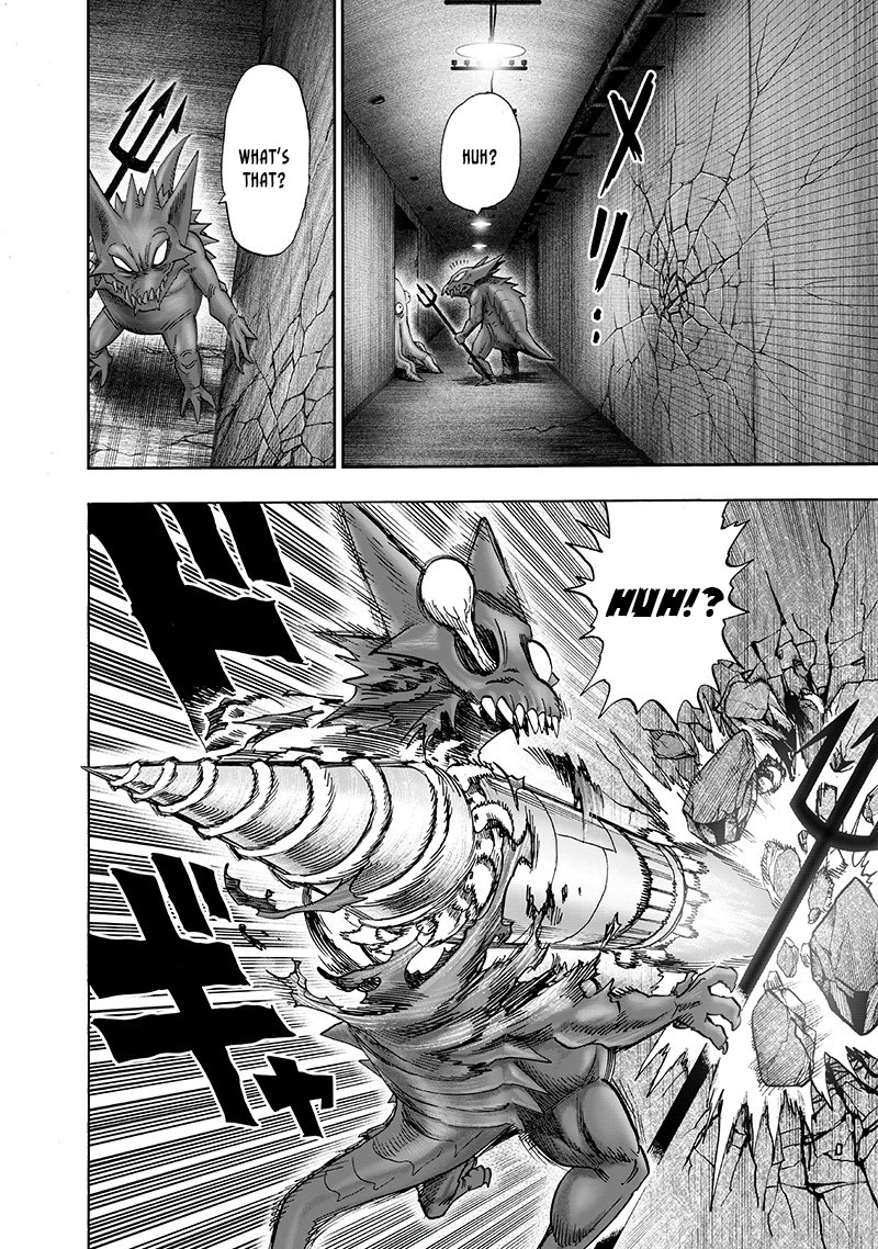 One Punch Man Manga Chapter 98 page 35 - Tears of Regret scene