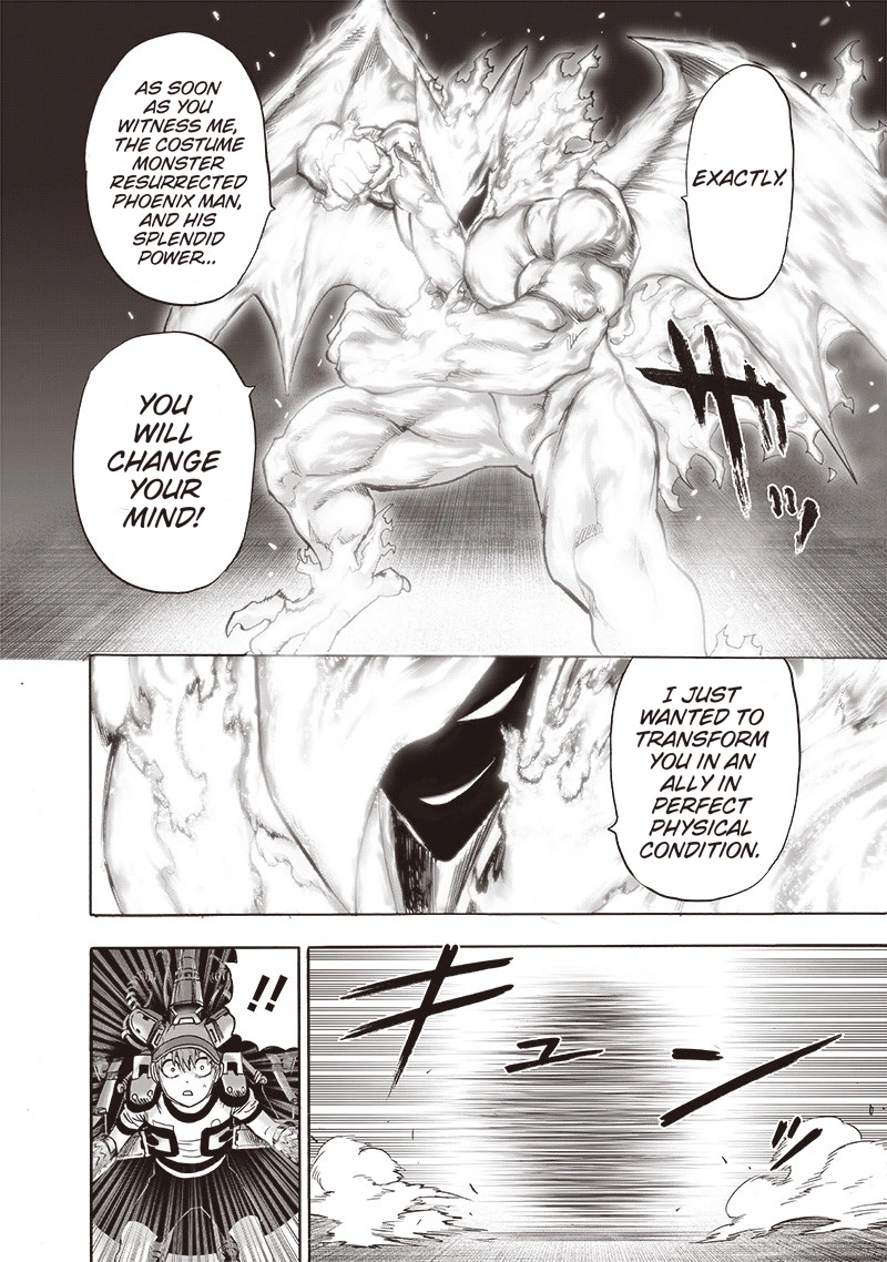 One Punch Man Manga Chapter 99 page 20 - Heat Up scene