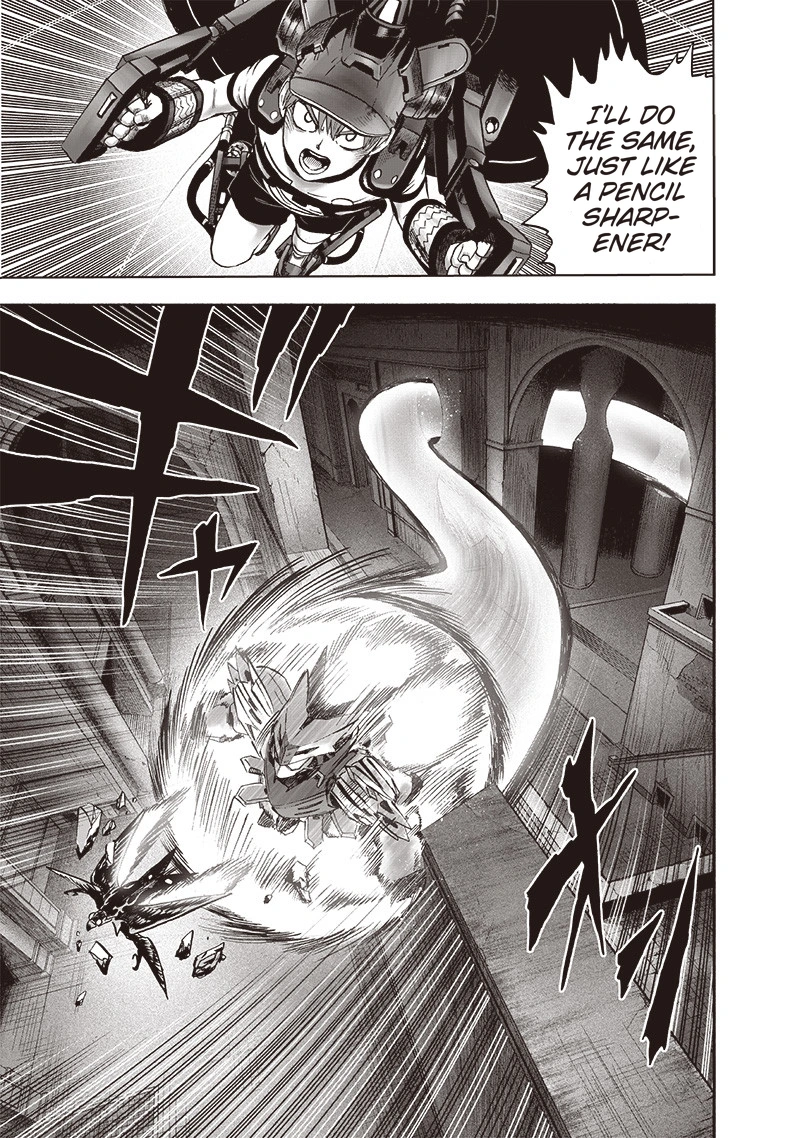 One Punch Man Manga Chapter 99 page 25 - Heat Up scene