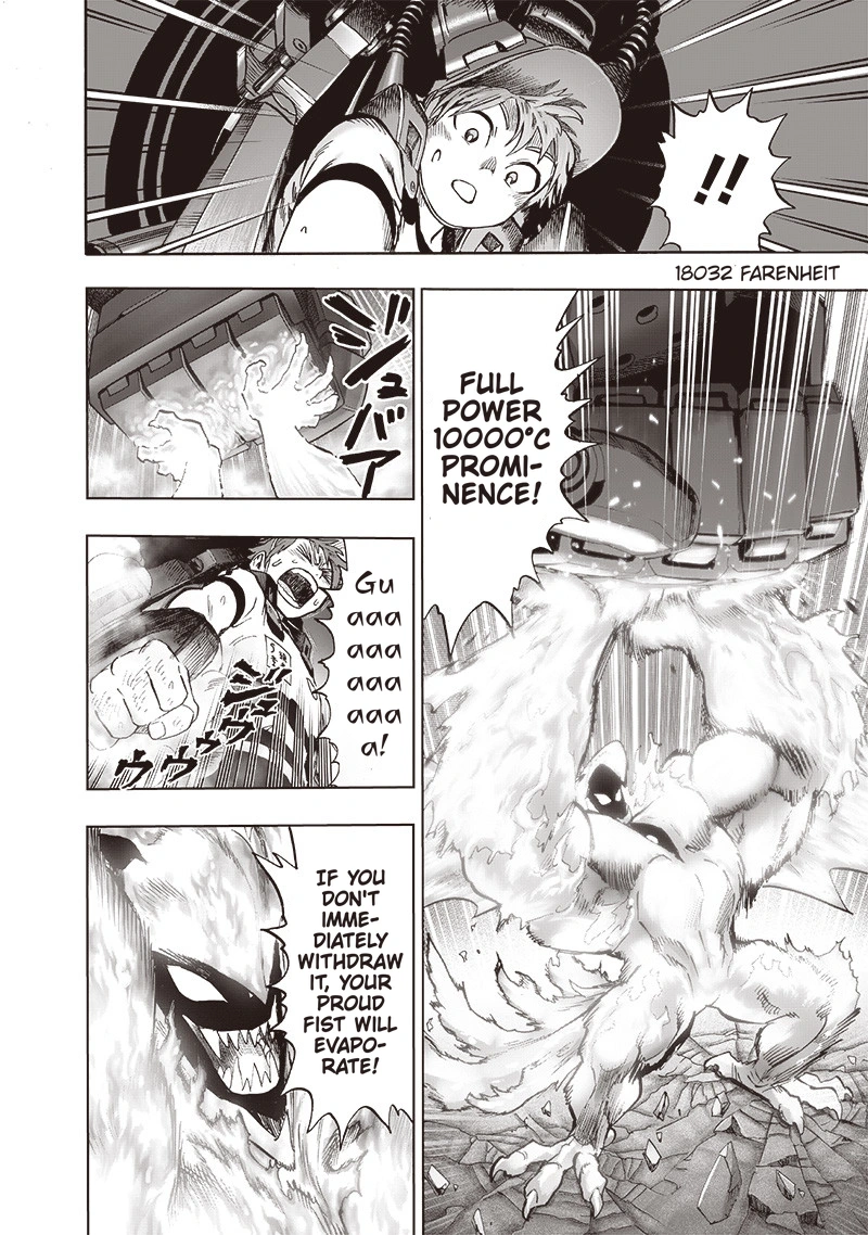 One Punch Man Manga Chapter 99 page 31 - Heat Up scene