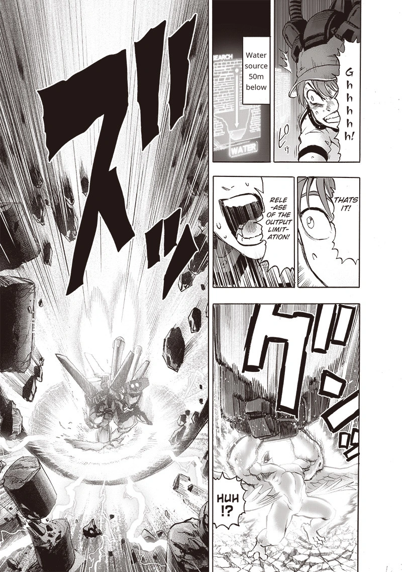 One Punch Man Manga Chapter 99 page 32 - Heat Up scene